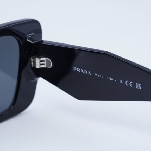 🕶️ New Prada PR08YSF 1AB5S0 Sunglasses - Black Frame - Picture 8 of 12